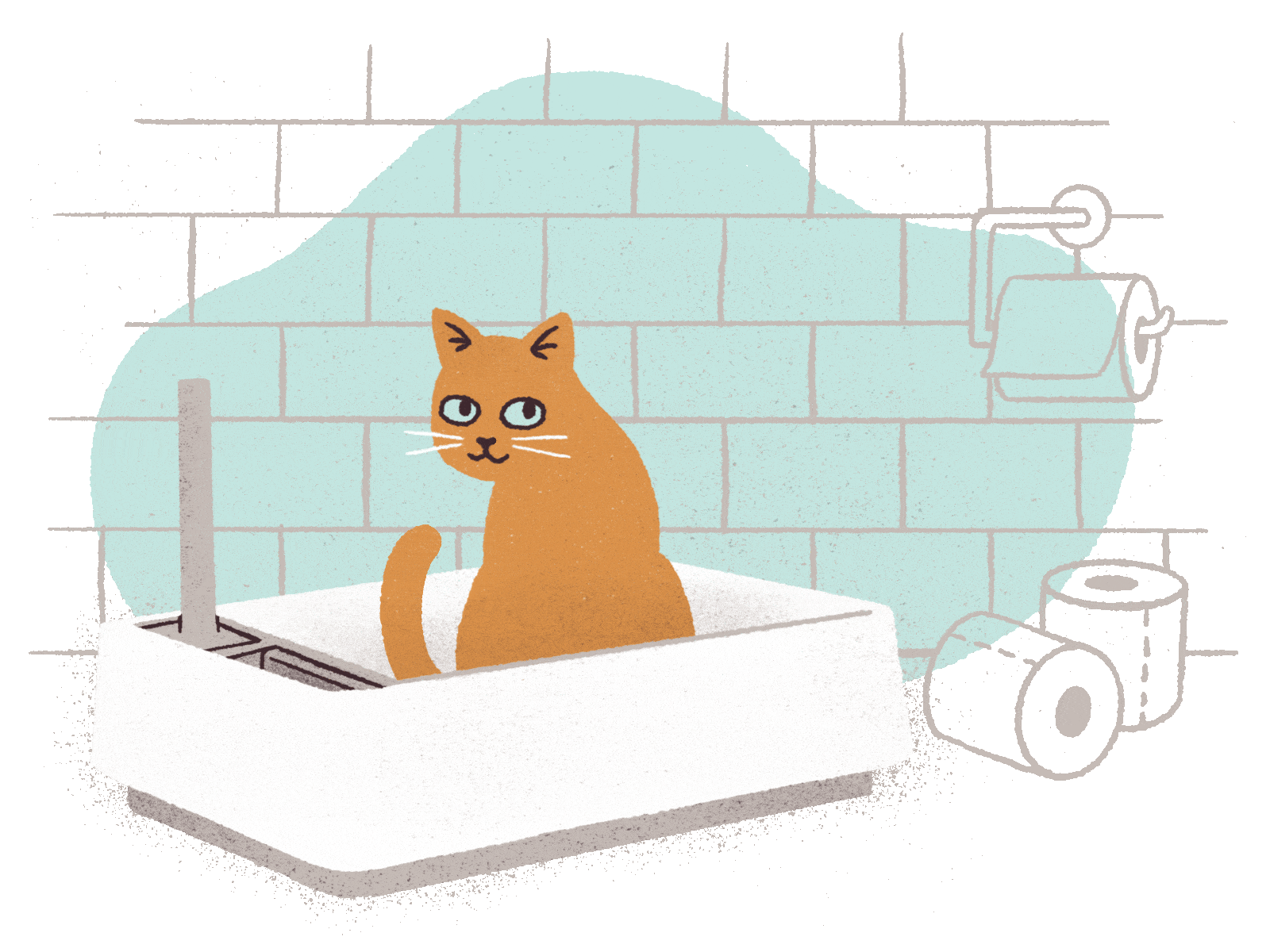 Litter Box Furniture tuft + paw