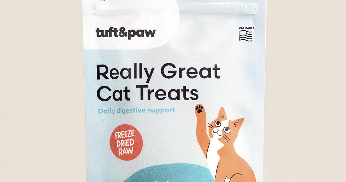Tuft and Paw Really Great Cat Treats pouch