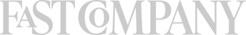 'Fast Company logo in gray text.'